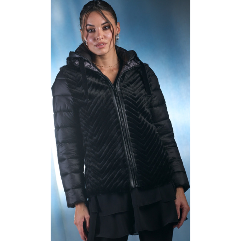 Parka combinada VIRGINIA BLU